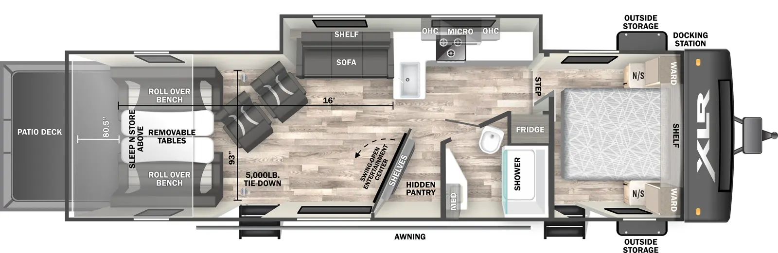 Xlr Hyperlite 3016H Floorplan